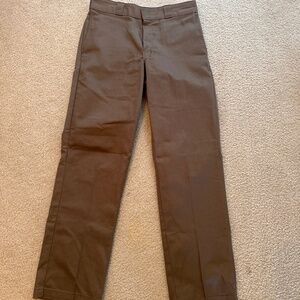 Dickies Pleated Khaki Pants